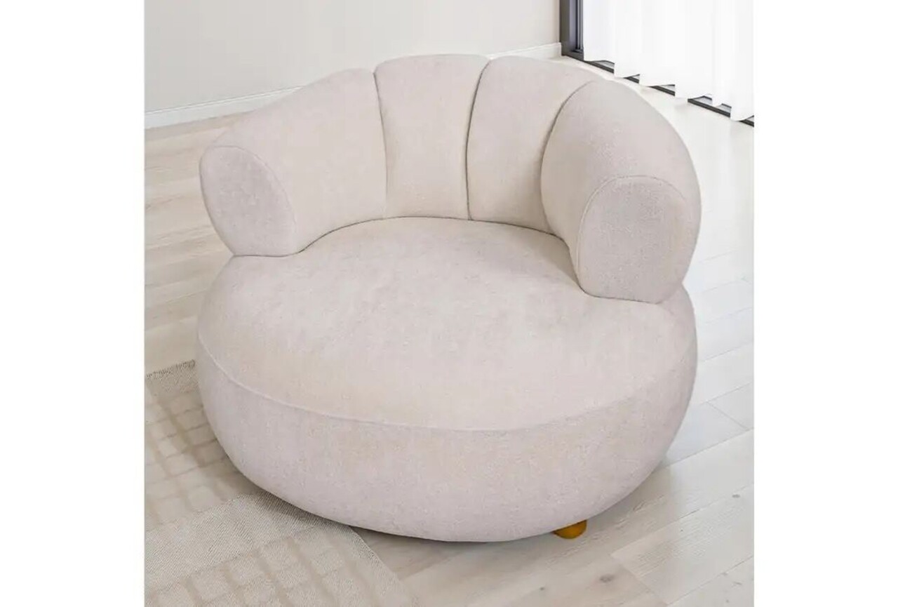 Fotoliu, Atelier del Sofa, 752EST1716, Lemn de carpen;PAL, Alb - view 2