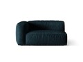 Modul stanga pentru canapea, 1 loc, Martina-120, Micadoni Home, 160x106x75 cm, catifea, petrol inchis