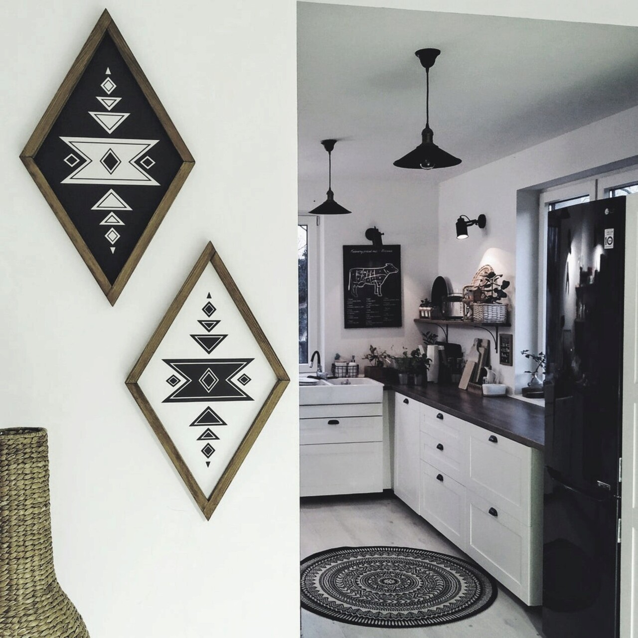 Tablou decorativ, CZM021, Lemn, MDF, Multicolor - 1 | YEO