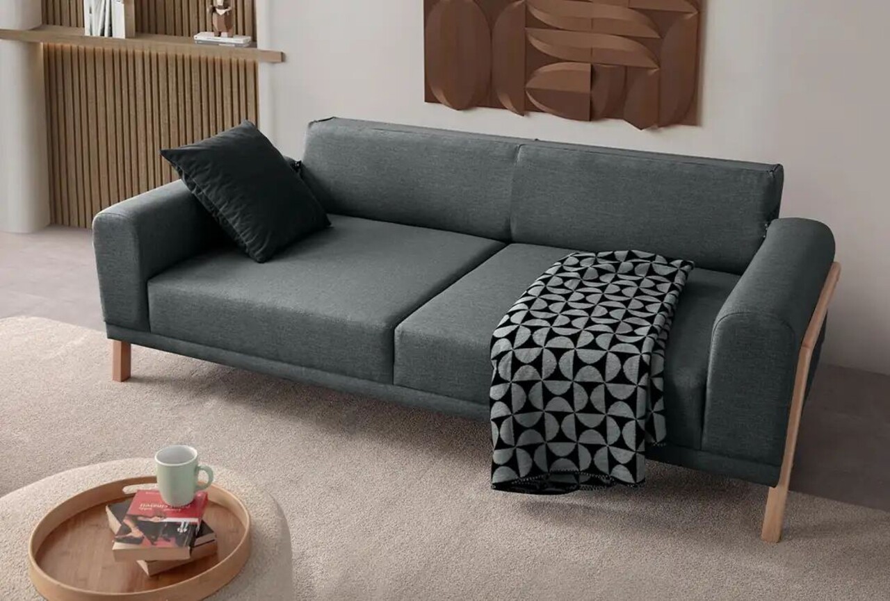 Canapea 3 locuri, Atelier del Sofa, 752EST1116, Lemn de carpen;PAL, Antracit - view 3