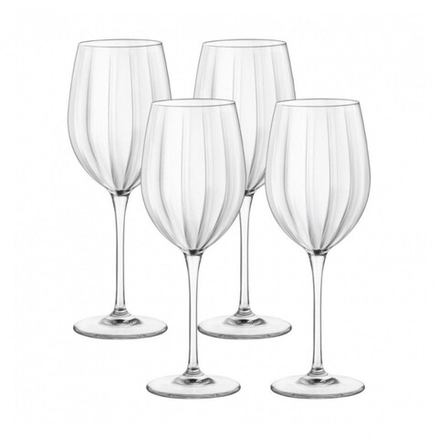 Set 4 pahare Incontri, Bormioli, 430 ml, sticla