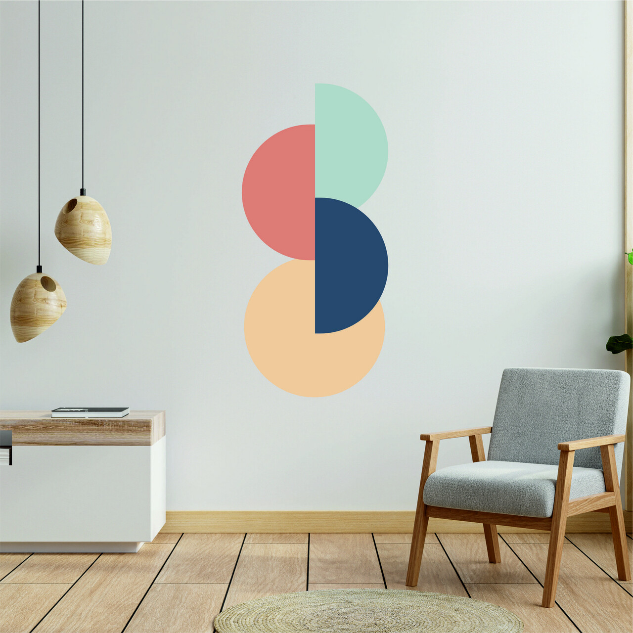 Sticker decorativ, MB-00101, Dimensiune: 100 x 45 cm, Multicolor - view 3