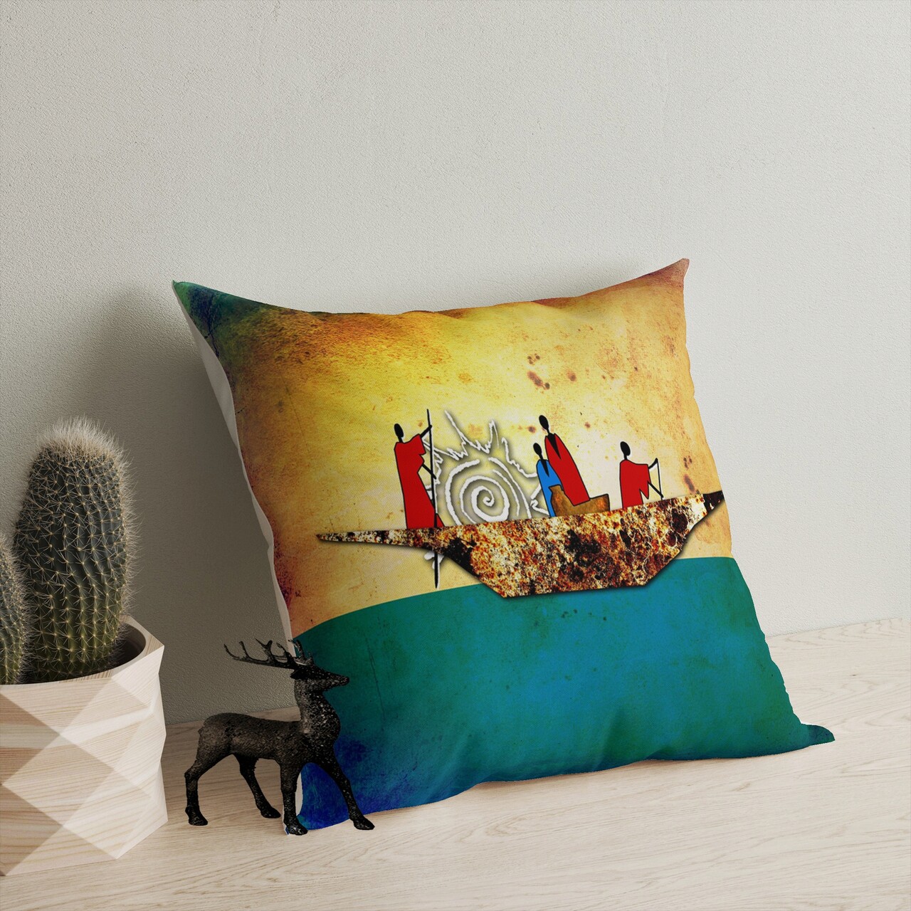 Perna, A11960, 43x43 cm, 50% bumbac / 50% poliester, Multicolor - 1 | YEO