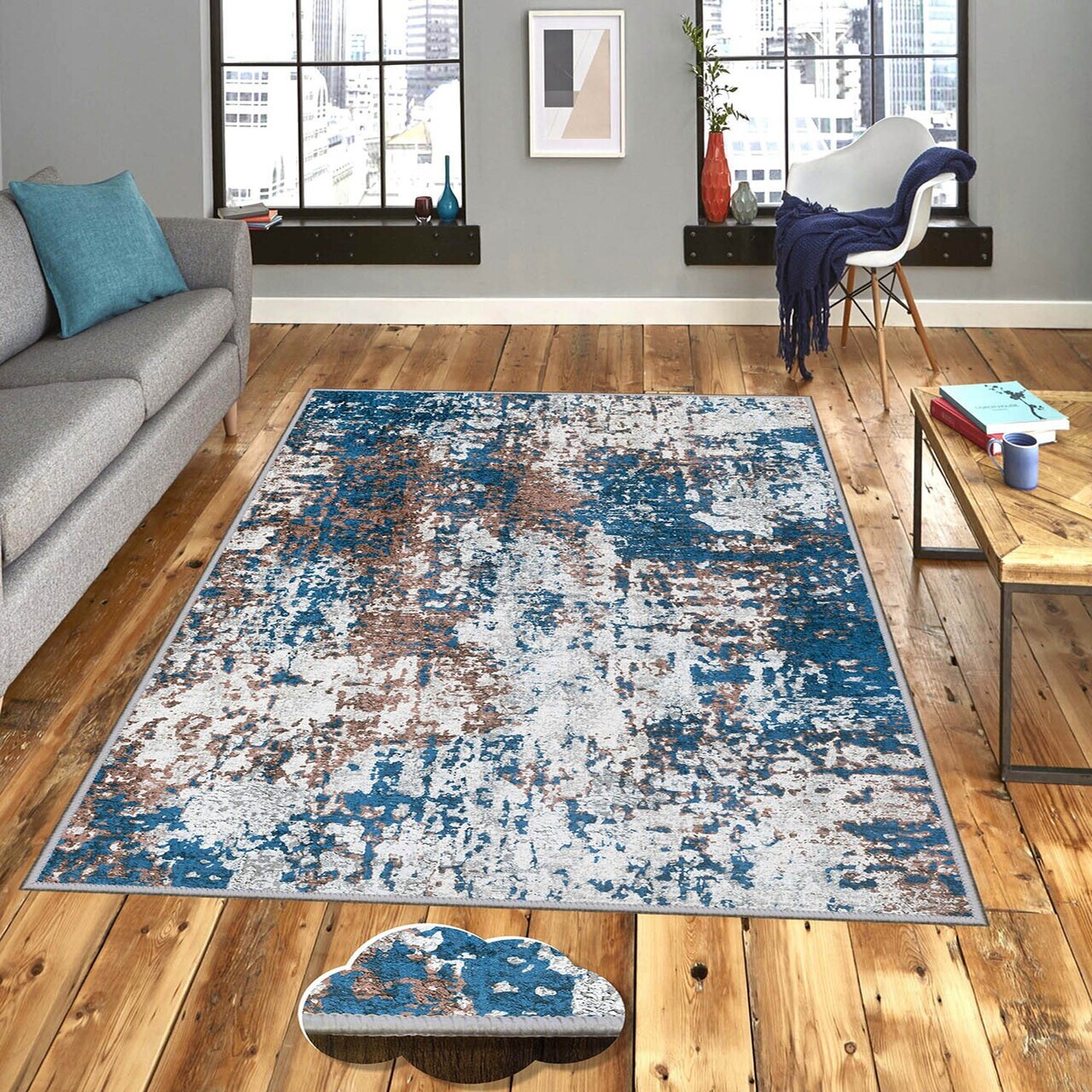 Covor Eexfab804 120x180 cm Poliester Multicolor