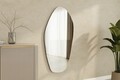 Oglinda decorativa, Siam, Bella, 60x120x2.2 cm, Negru