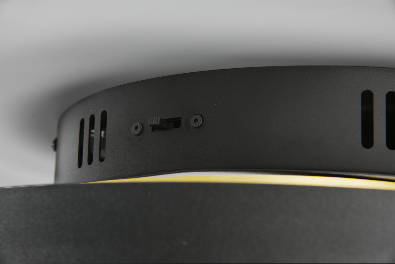 Plafoniera Caya, TRIO, 50x9 cm, 58W, 1x SMD, metal, bronz mat