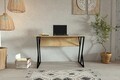 Birou, Puqa Design, Nelsson, 160x50.4x24.5 cm, PAL, Maro
