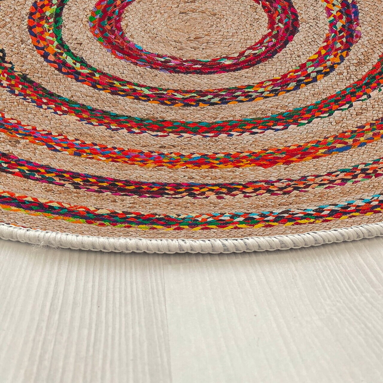 Covor, Woopamuk496, 160x160 cm, Bumbac/Poliester, Multicolor - view 3