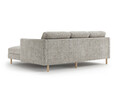 Coltar dreapta 3 locuri, Eden, Micadoni, 223x150x90 cm, tesatura structurata, bej melange