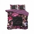 Lenjerie de pat dubla Vintage Amour Black, Royal Textile, 3 piese, 200 x 220 cm, 100% bumbac, multicolora