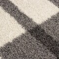 Covor Shaggy Kenya, Decorino, 120x170 cm, polipropilena, gri