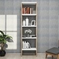 Biblioteca Bosna, Puqa Design, 30x49x170 cm, alb