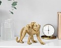Decoratiune Monkey Mom, Mauro Ferretti, 29.5x11.5x18.5 cm, polirasina, auriu