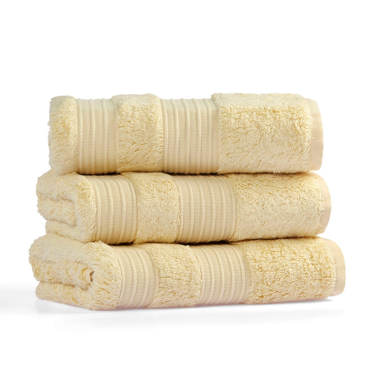 Prosop de baie, L'appartement , London Wash, 60% Bumbac/40% Bambus, Galben