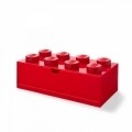 Cutie de depozitare LEGO, 1 sertar, polipropilena, rosu
