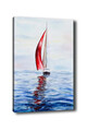Tablou decorativ, Kanvas Tablo (50 x 70), Canvas, Lemn, Multicolor