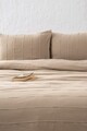 Set cuvertura pique dubla, Sedef - Beige, DC Home, Bumbac 
