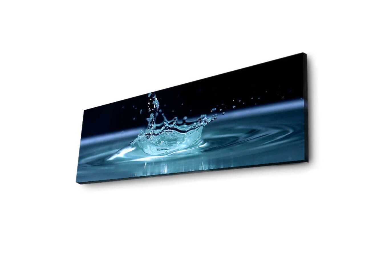 Tablou decorativ cu lumina LED, 3090DACT-41, PÂNZĂ DIN PIELE ÎNTOARSĂ, 30 x 90 cm, Multicolor — imaginea 5