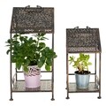 Set 2 suporturi pentru ghivece, Minia, Creaciones Meng, fier forjat