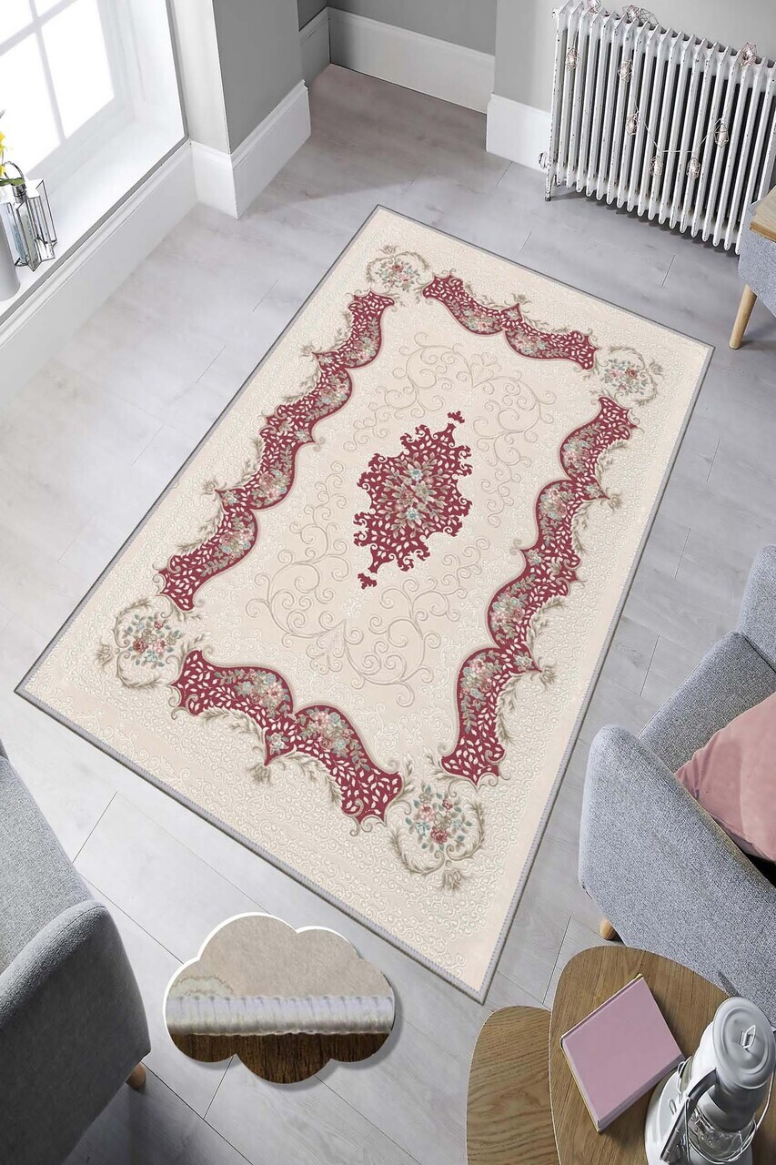 Covor Hmnt641 80x150 cm Poliester Multicolor