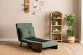 Canapea extensibilă cu 1 loc, Futon, 859FTN2339, Metal , Verde