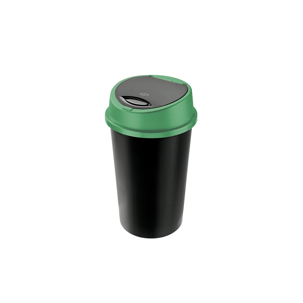 Cos De Gunoi Bingo Cu Capac Push, Colectare Selectiva, Plastic, 25 L, Verde