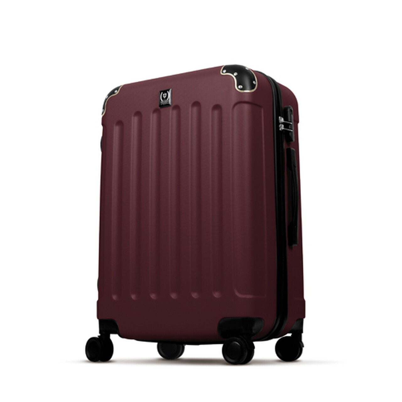 Troler Swiss Hufeisen, 43x27x65 cm, 65 L, plastic, visiniu - view 4