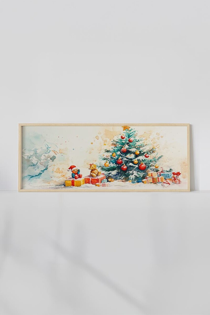 Tablou decorativ, Artnwyyty7-3370, MDF, Multicolor — imaginea 3