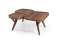 Masuta de cafea, Hanah Home, Sofya 102, 102x44x92 cm, LEMN MASIV DE FAG, Maro