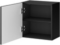 Dulap suspendat ELTAP, Raftt, 40x24x40 cm, PAL/MDF, negru