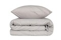 Lenjerie de pat dubla King (EU) (ES), Light Grey, Patik, Bumbac Ranforce