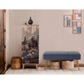 Set de mobilier pentru hol, Hanah Home, Vegas Sonomo, Sonomo / Albastru închis
