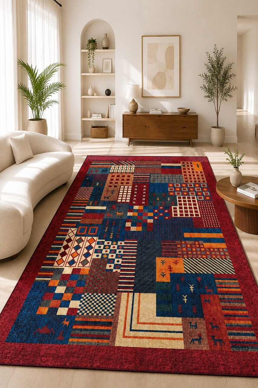 Covor, Omeza, 100x200 cm, Multicolor — imaginea 3