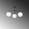 Lustra, Fulgor, 942FLG1352, Metal, Negru / Crem