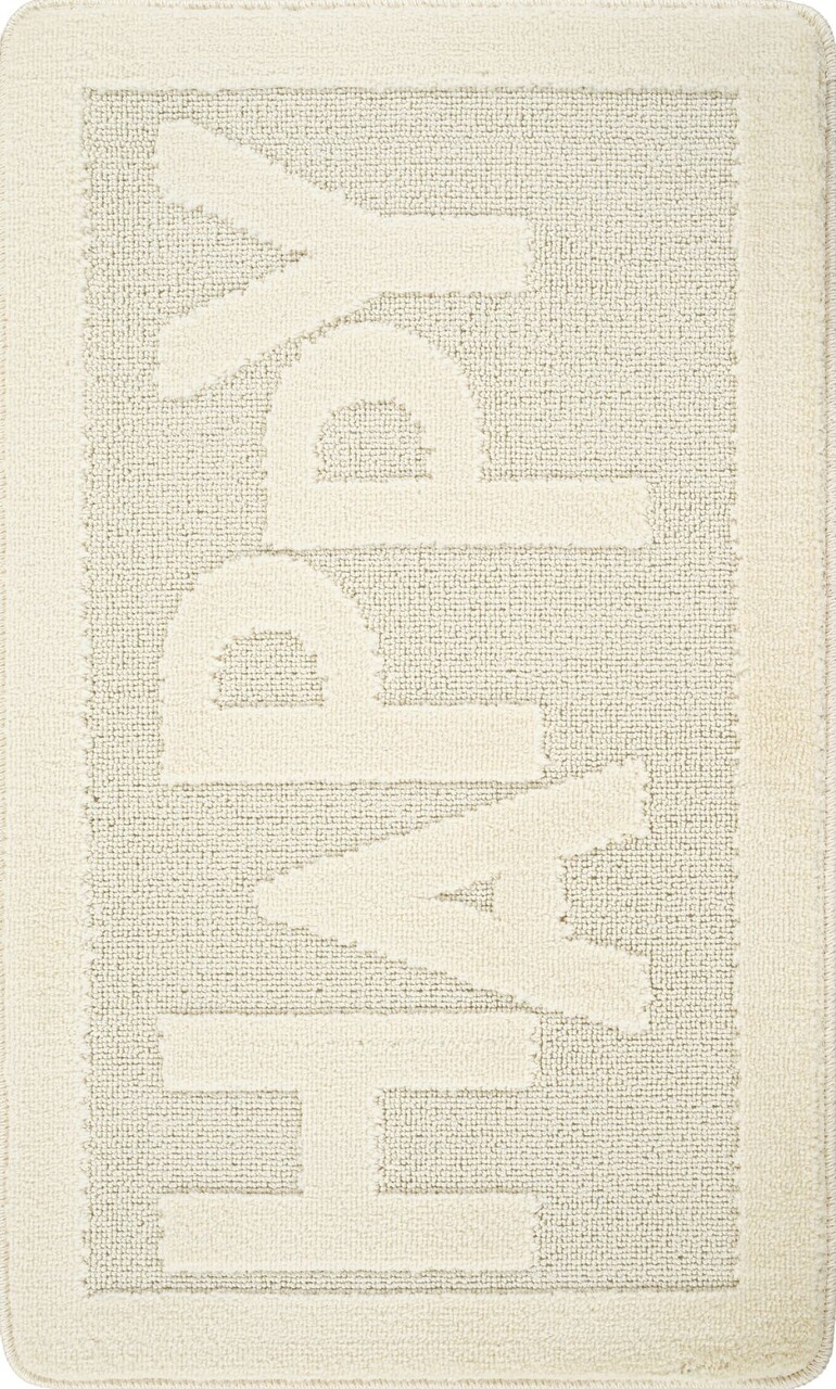 Covoras de baie, Cecilia, Happy, 60x100 cm, Polipropilena, Crem
