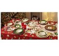 Platou servire, Golden Eye Gold, Brandani, 35x25 cm, portelan New Bone China