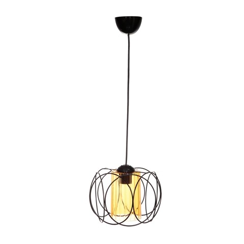 Lustra yok, 44462, squid lighting, 60x17x16 cm, 60w, negru