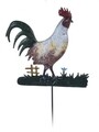 Decoratiune Rooster, 20x75 cm, metal, multicolor