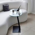 Masuta de cafea, Neostill, Fagioli, 70x75x40 cm, Negru