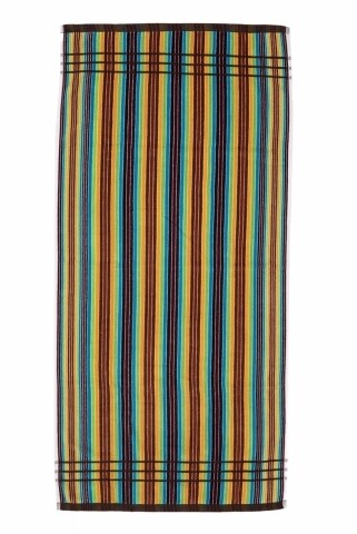 Prosop de plaja lines rainbow, heinner, 70 x 140 cm, 80% bumbac/ 20% poliester, multicolor