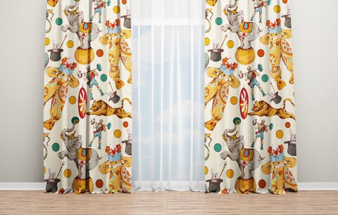 Draperie Circus, Oyo Kids, 140x240 cm, poliester, multicolor