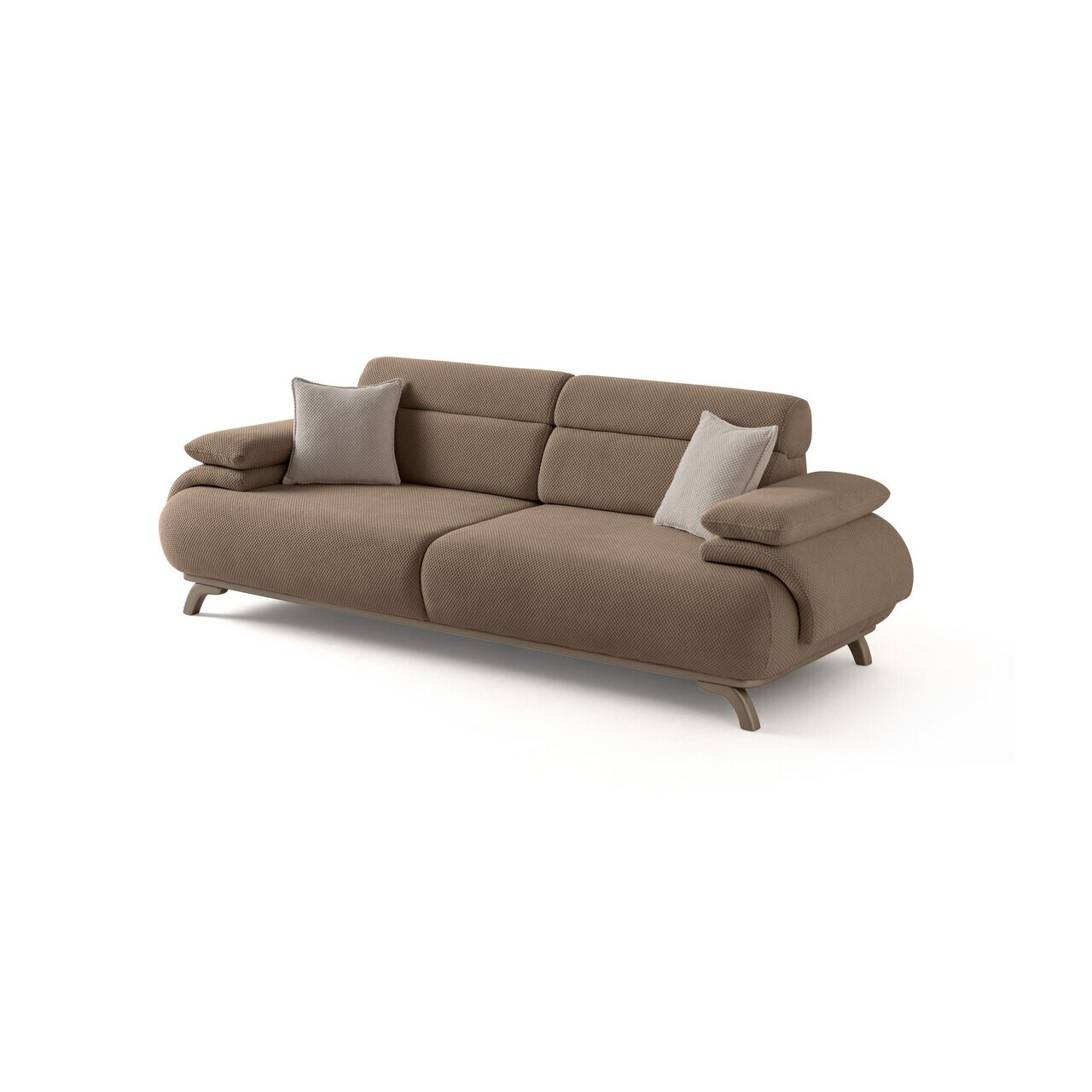 Canapea 3 locuri, Atelier del Sofa, 752EST1139, Lemn de carpen/PAL melaminat, Latte - view 9