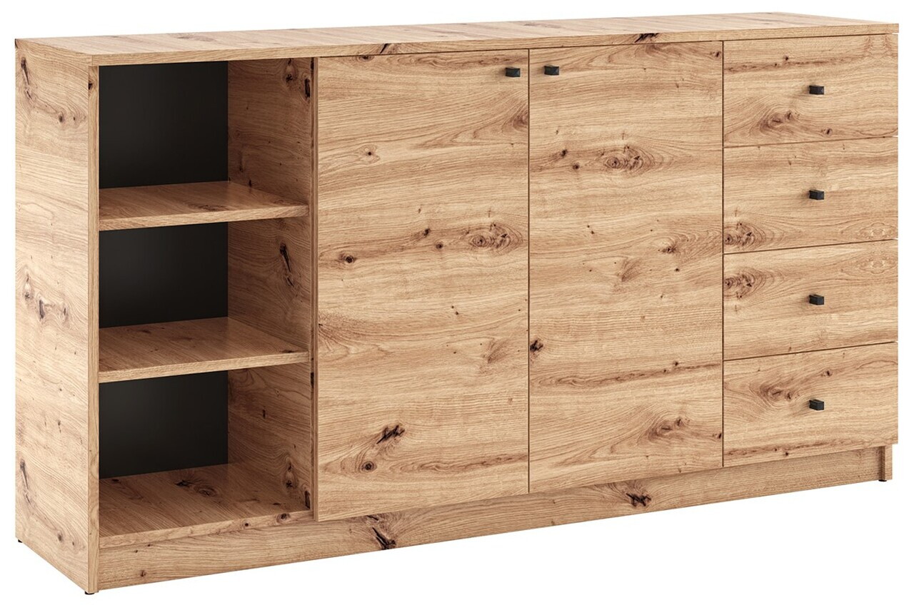 Comoda ADRK, Evi II, 160x40x87 cm, PAL laminat, artisan — imaginea 4