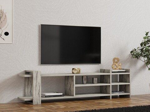 Comoda TV, Puqa Design, Zeyna, Marmură Freesia