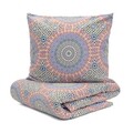 Lenjerie de pat King Size, Antone, Homla, 3 piese, 200x220 cm, microfibra din poliester, multicolor
