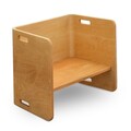 Set Masa si Scaune, Sweetie, Flexy Table Set, 100% LEMN DE FAG, Natural