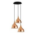 Lustra, Opviq, 892OPV1591, Metal, Cupru/Negru