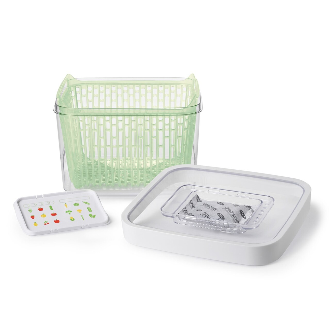 Recipient pentru pastrarea alimentelor 20 x 21,3 x 15,3 cm, 4 L, "GreenSaver" - OXO - imagine 5
