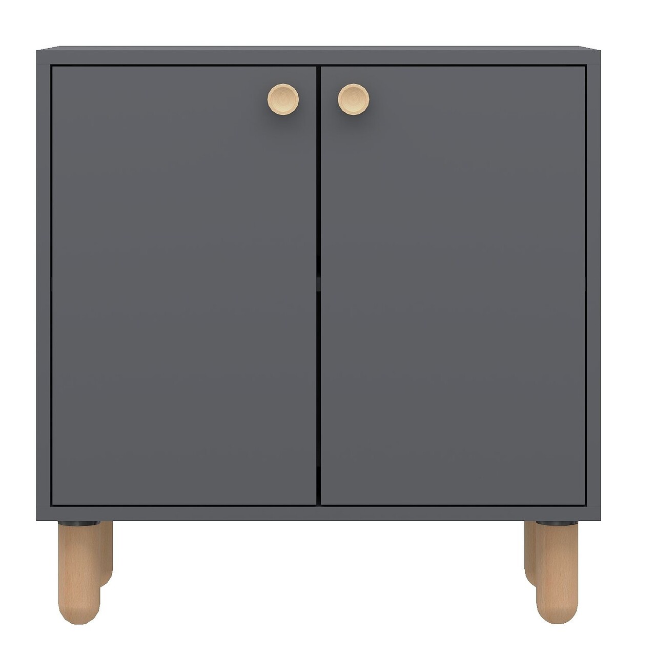 Dulap multifunctional, Odessa, Lina, 72x73x36 cm, Antracit - 2 | YEO