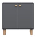 Dulap multifunctional, Odessa, Lina, 72x73x36 cm, Antracit